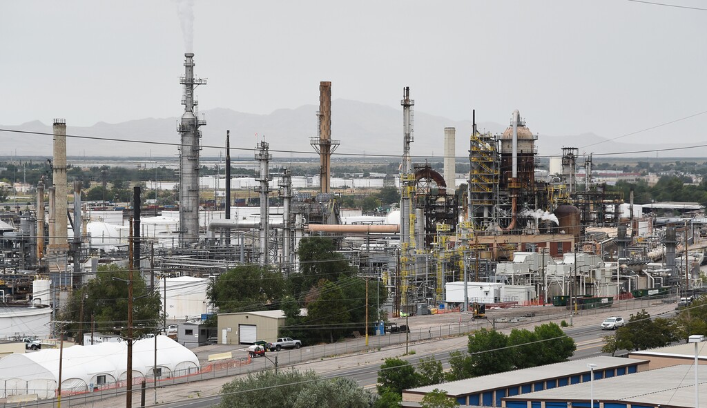 (Francisco Kjolseth | The Salt Lake Tribune) David Garbett has said that if elected mayor he plans to move the Marathon Refinery at 474 W 900 North in Salt Lake City. Other candidates are accusing him of manipulating voters with an impossible claim. Marathon, the only refinery in Salt Lake City proper, is a private business over which he'd have no authority to move.