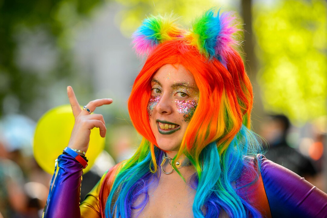 (Trent Nelson  |  The Salt Lake Tribune)Morgen Yoakum at the Utah Pride Festival in Salt Lake City Saturday June 1, 2019.