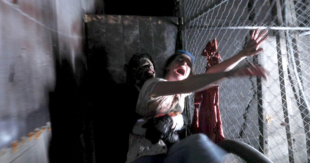 (Provided by Fear Factory) Every Halloween, people line up for live horror attractions like Fear Factory in Salt Lake City. Experts say it's difficult to pinpoint a single reason that people seek out terrifying experiences.