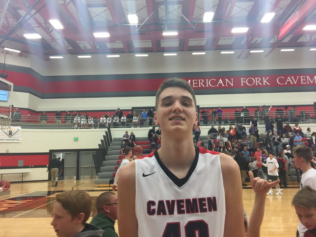 (Talon Chappell  |  For The Tribune)  Isaac Johnson, American Fork High.