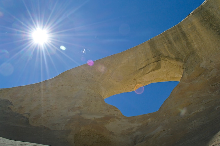 (photo courtesy Manny Mellor) Cedar Wash Arch in the Grand Staircase-Escalante National Monument.
