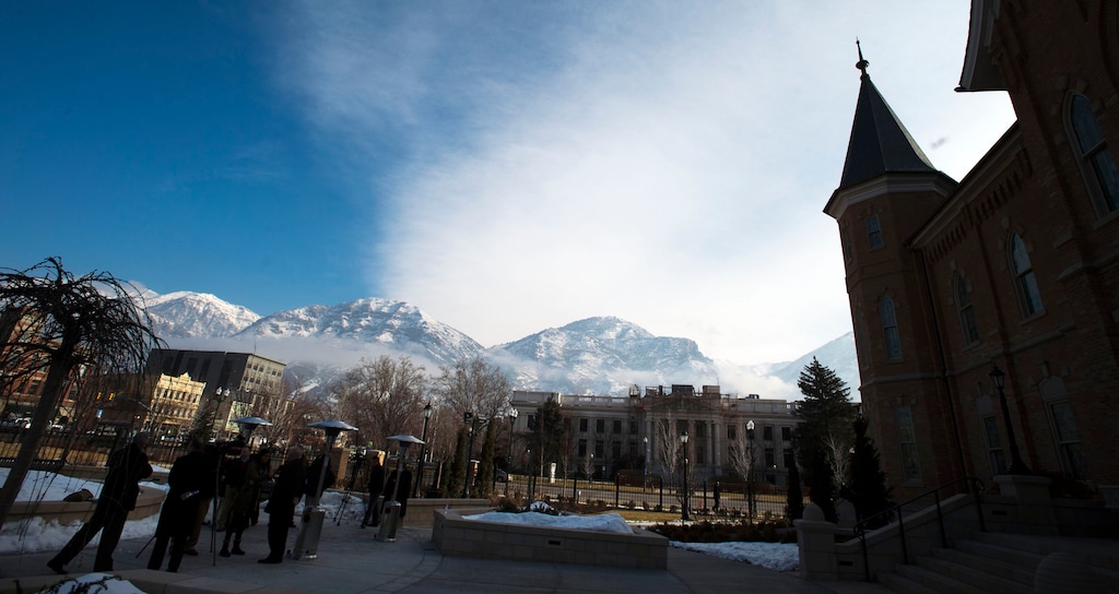 Steve Griffin | The Salt Lake Tribune According to a study, Provo has the biggest carbon footprint of any city in America.
The new LDS Provo City Temple, created out of the old Provo Tabernacle after it was partially destroyed in a fire during media preview in Provo, Monday, January 11, 2016.