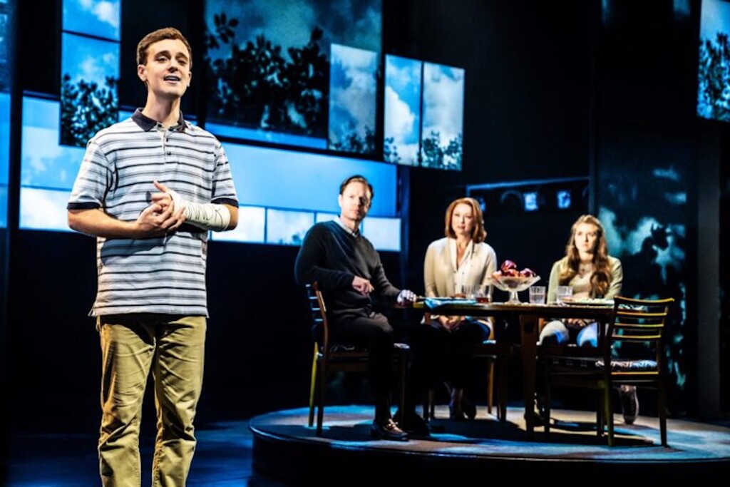 (Photo courtesy of Matthew Murphy) Stephen Christopher Anthony, left, is starring in "Dear Evan Hansen" at the Eccles Theater.