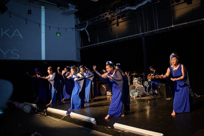 (Photo courtesy of Rosa Villoslada) Utah dance group Malielole performing in April 2018 at a Pasifika First Fridays event with the theme Dance in Diaspora, at Sugar Space in Salt Lake City.