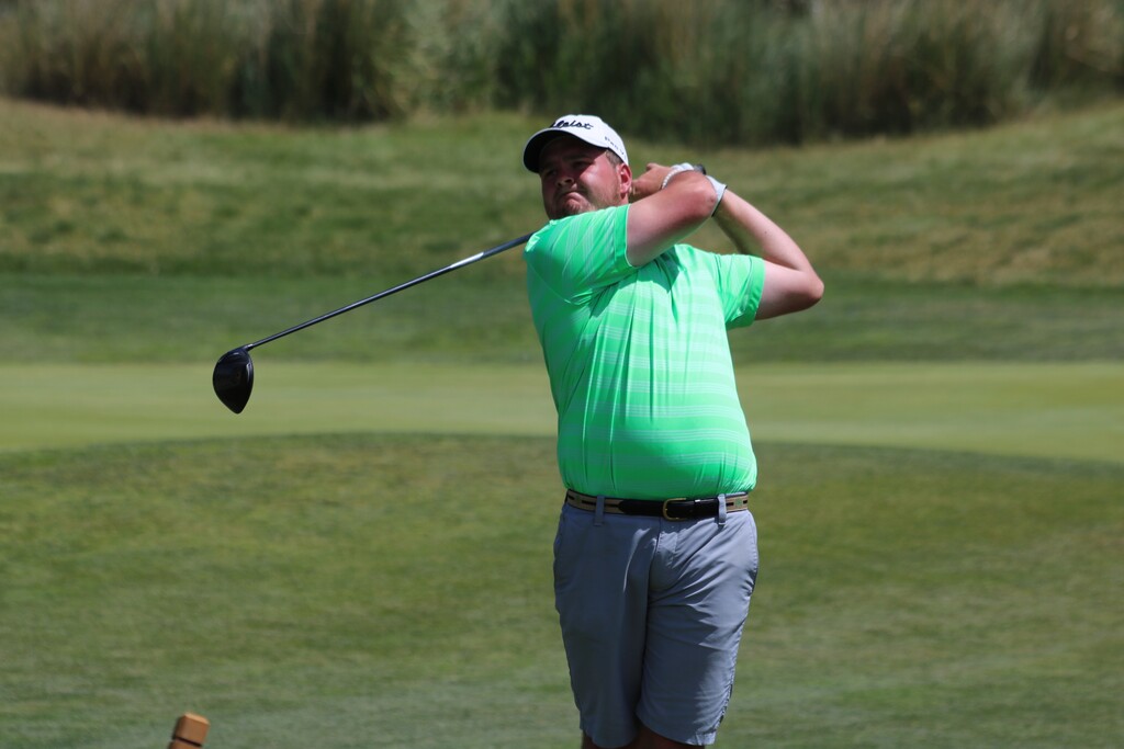(Fairways Media/Jesse Dodson) University of Utah golfer Kyler Dunkle, shown in the 2018 Utah State Amateur, finished second individually in the Pac-12 tournament, concluding Wednesday in Eugene, Ore.