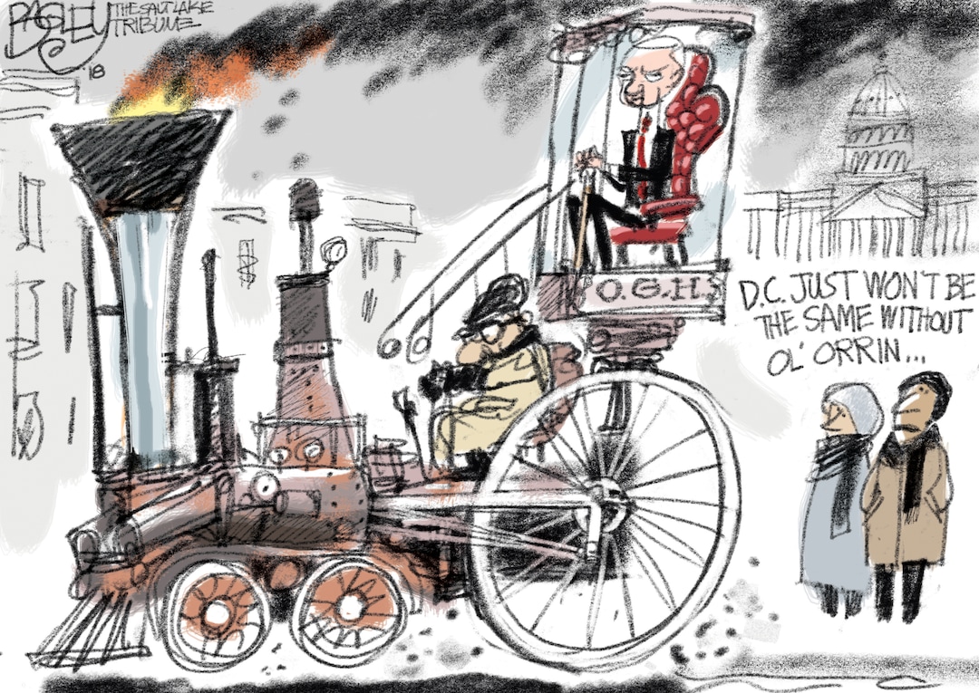 This Pat Bagley cartoon appears in The Salt Lake Tribune on Wednesday, Jan. 3, 2018.