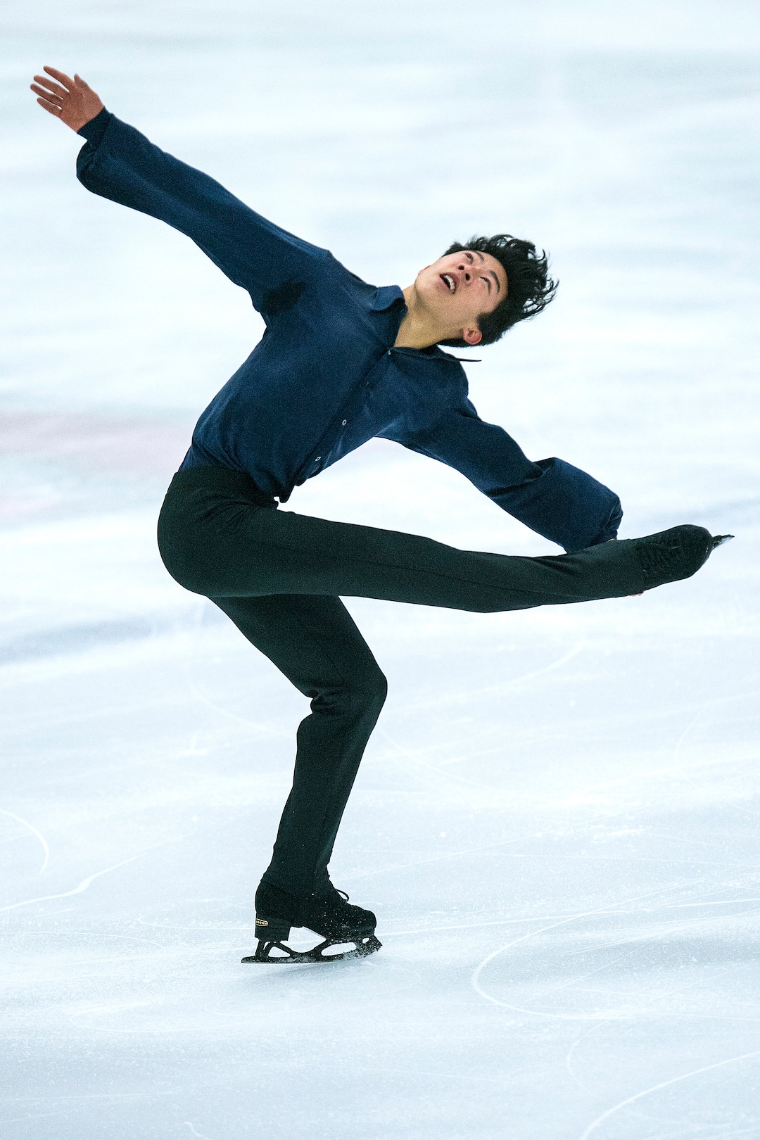 (Chris Detrick  |  The Salt Lake Tribune)   Nathan Chen competes in the Men's Free Skate during the U.S. International Figure Skating Classic at the Salt Lake City Sports Complex Friday, September 15, 2017. 