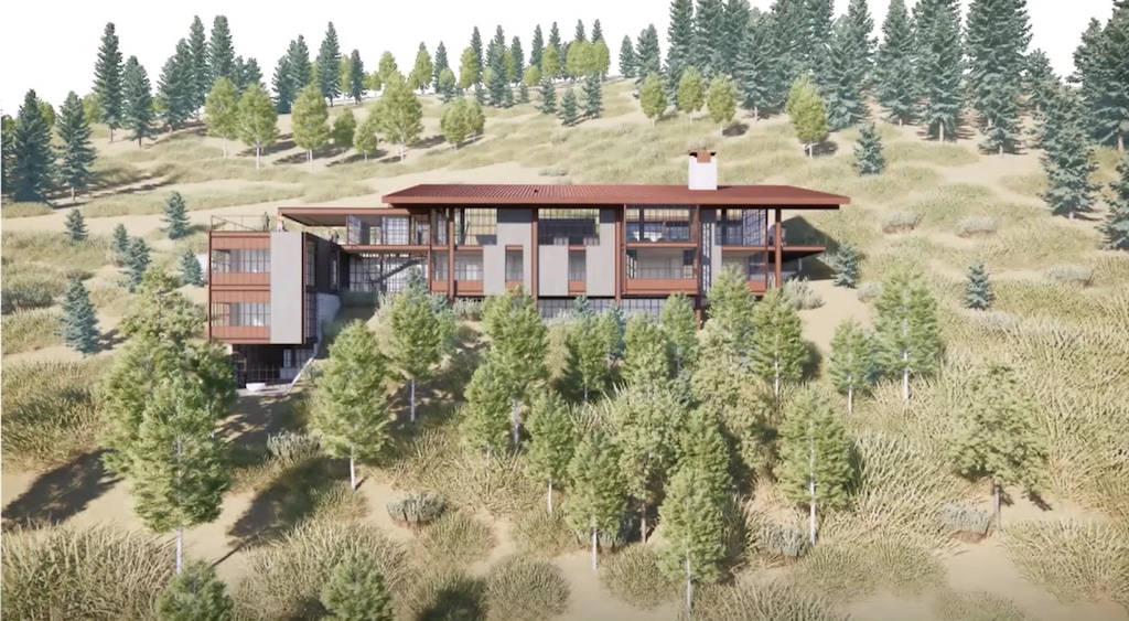 (Park City Municipal) A rendering of the proposed home on Treasure Hill.