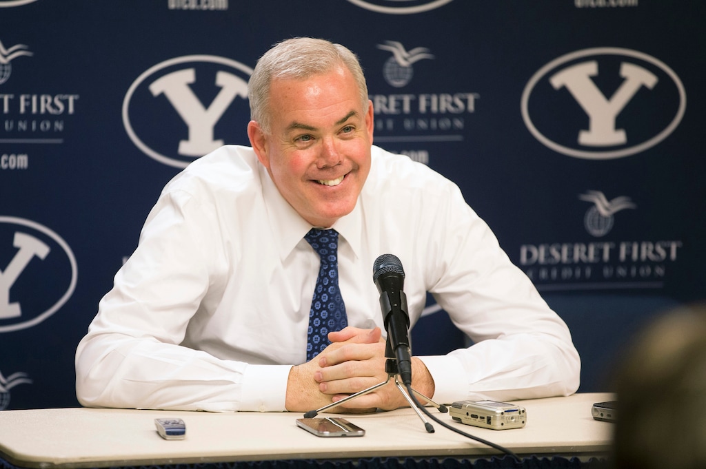 BYU basketball coach Dave Rose announced Wednesday, March 6, 2019, that Taylor Miller, a 6-foot-2 guard from Las Vegas, will be added to the Cougars' roster next season. (Photo courtesy of Jaren Wilkey, BYU photo)