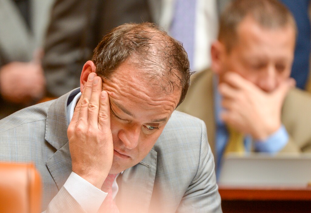 (Leah Hogsten  |  Tribune file photo)  Rep. Mike Schultz, R-Hooper, is proposing a massive $2.26 billion transportation spending bill which includes $1.4 billion in new bonding for projects.