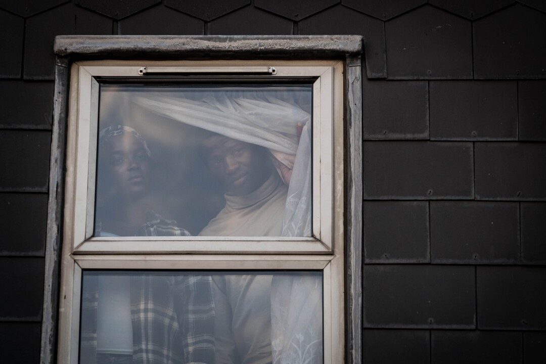 (Aidan Monaghan  |  courtesy of Sundance Institute) Wunmi Mosaku and Sope Dirisu appear in "His House" by Remi Weekes, an official selection of the Midnight program at the 2020 Sundance Film Festival.