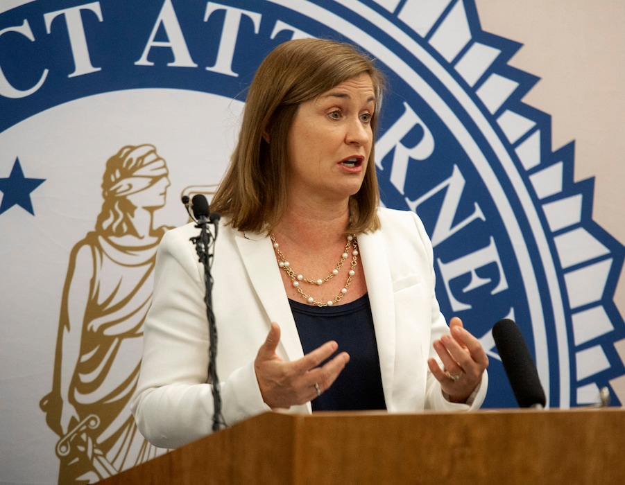 (Rick Egan | Tribune file photo) Salt Lake County Mayor Jenny Wilson, July 22, 2020. Wilson denounced a recent Facebook post by County Council member David Alvord and reaffirmed the county's commitment to diversity and inclusion.