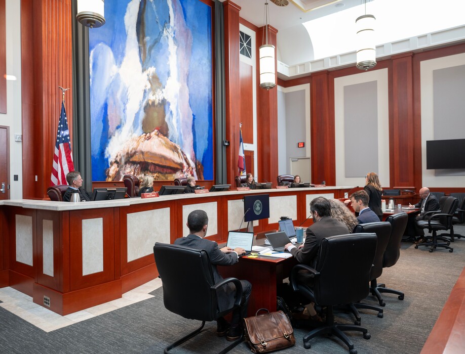 (Robin Loznak | Pool) Attorney Erin Middleton speaks during a hearing in the Utah Supreme Court on Sept. 4, 2024. The high court has agreed to hear the state's appeal on Amendment D.
