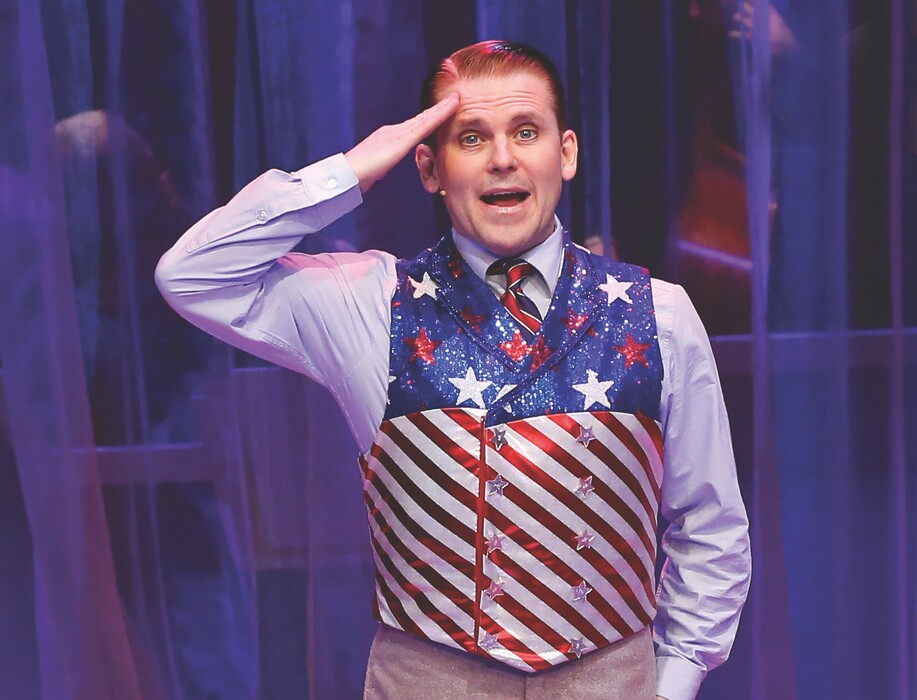 (Carol Rosegg | Photo courtesy of Pioneer Theatre Company) Robert Creighton plays James Cagney, Hollywood tough guy and hoofer, in "Cagney," a Broadway-bound tap-dancing musical that will open Pioneer Theatre Company's 2019-2020 season. The musical will be performed Sept. 20 to Oct. 5.