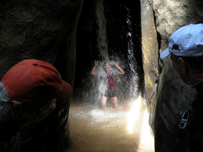 Erin Alberty | The Salt Lake Tribune
To beat the crowds at Zion National Park, consider The Subway, where permits restrict entry and keep traffic reasonable — though occasionally you may encounter large groups. Be prepared for technical climbing if you hike it top-down. You will need a permit to hike from either direction, and those are hard to come by; for details, visit nps.gov/zion/