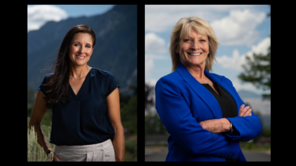 (Francisco Kjolseth | The Salt Lake Tribune) Dea Theodore and Terri Hrechkosy are competing for the Salt Lake County Council District 6 seat after three-term incumbent Max Burdick was defeated in the June 30 primary.