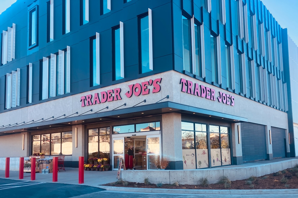 (Sean P. Means  |  The Salt Lake Tribune) The Trader Joe's store in Holladay, which opened on Oct. 31, 2025. It's the seventh Utah location for the grocery chain.