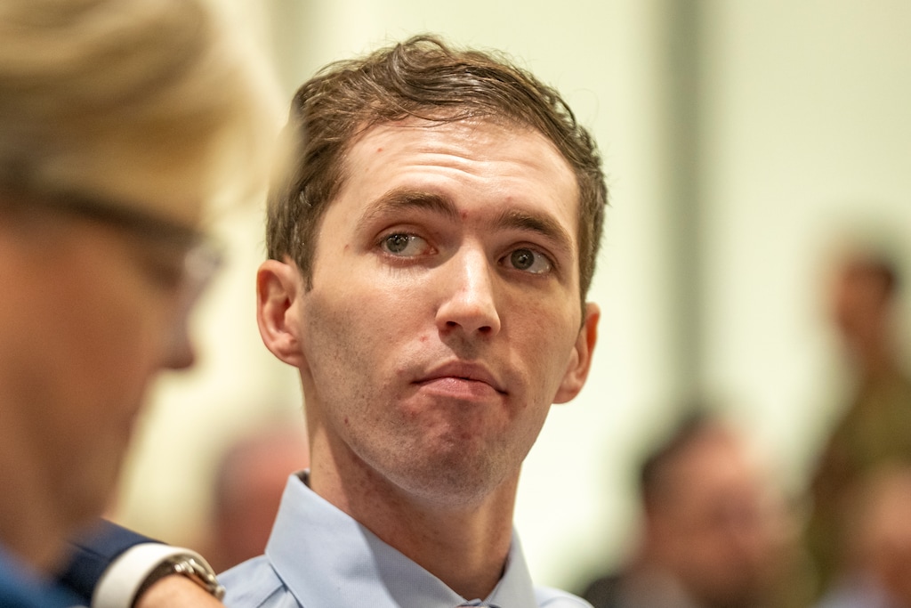 (Rick Egan | The Salt Lake Tribune) Tyler Robinson, accused in the fatal shooting of Charlie Kirk, appears during a hearing in Fourth District Court in Provo, Thursday, Dec. 11, 2025.