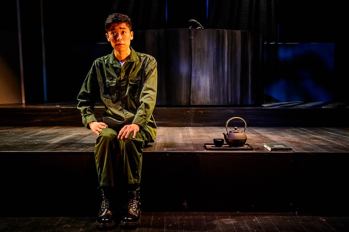 (Trent Nelson | The Salt Lake Tribune)  
Bryan Kido in Bijan Hosseini's "The Frailest Thing," one of four short plays by four Utah playwrights of color that make up Plan-B Theatre's "Of Color," during rehearsal in Salt Lake City on Tuesday March 19, 2019.