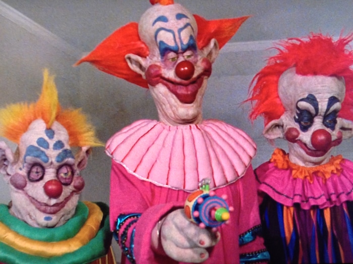 ( Courtesy photo) Aliens who resemble deformed versions of circus clowns come to Earth in the Chiodo Brothers' 1988 cult favorite "Killer Klowns From Outer Space."
