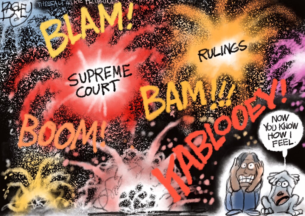 Supreme Fireworks | Pat Bagley