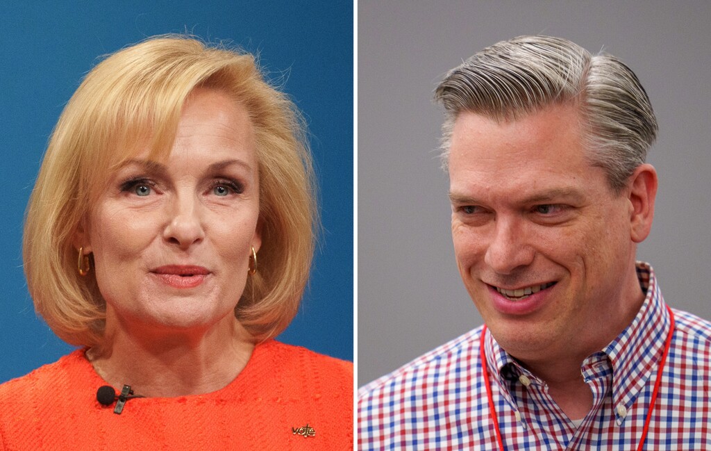 (Trent Nelson | The Salt Lake Tribune) Tina Cannon, left, and Marlo Oaks.