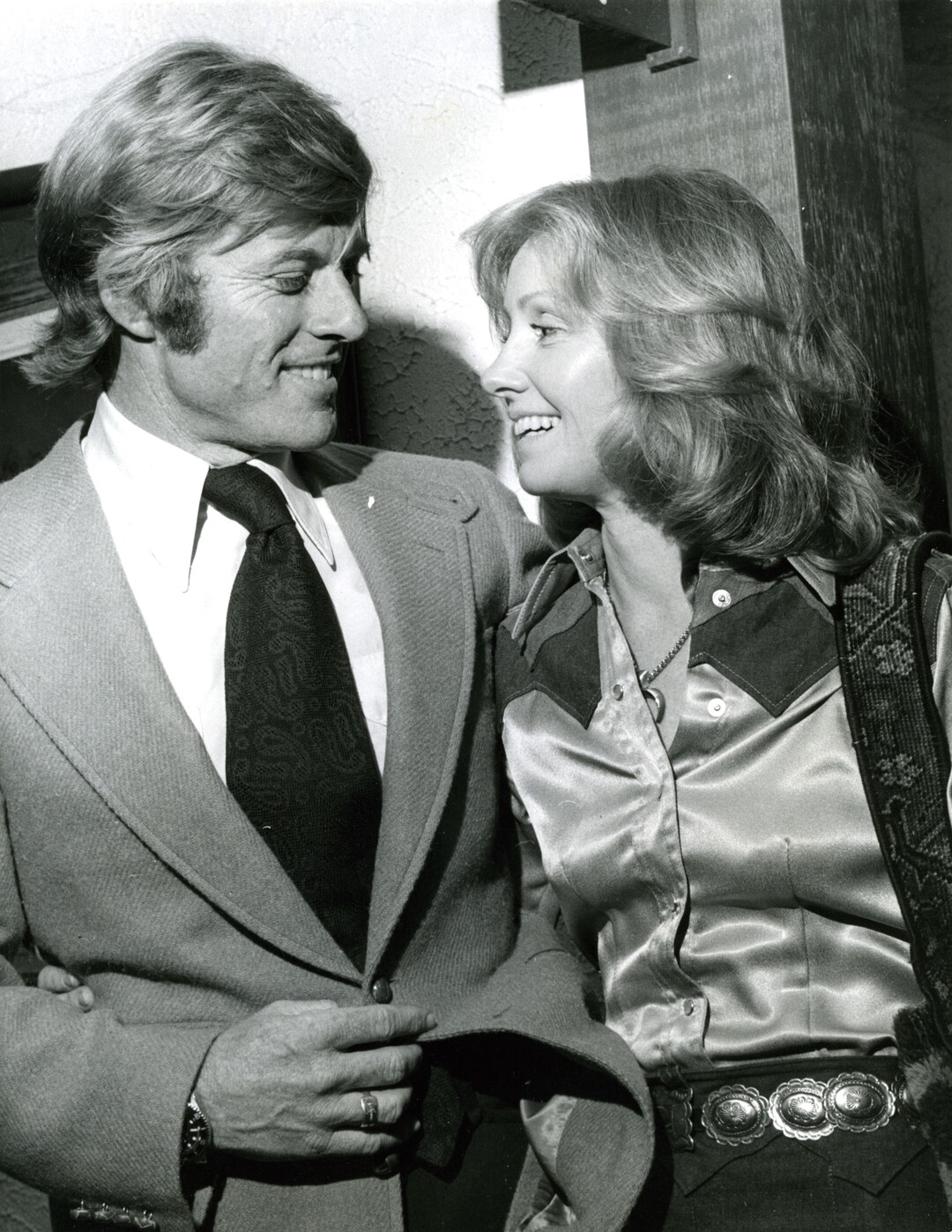 Robert Redford with ex-wife Lola Redford.