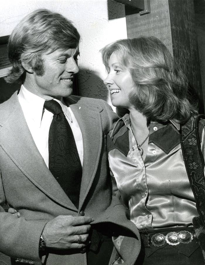 Robert Redford with ex-wife Lola Redford.