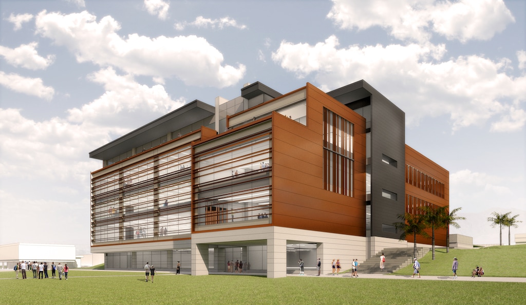 (Photo courtesy of VCBO Architects) This is a rendering of a new science building that will be at Dixie State University.