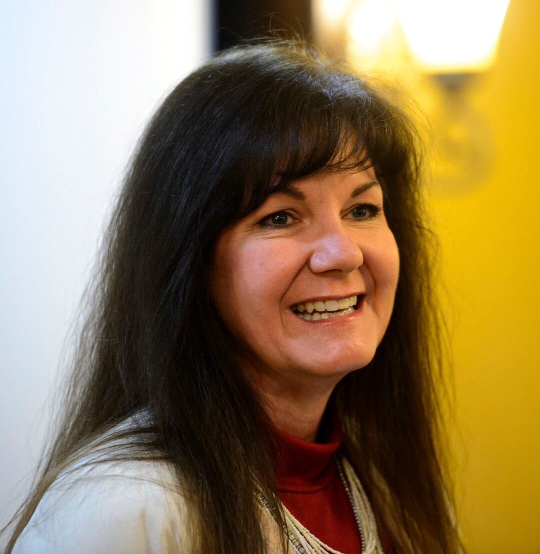 (Steve Griffin  |  The Salt Lake Tribune) Kim Correa, executive director for the INN Between, a hospice for the homeless in Salt Lake City, talks about the nonprofit's new home, at an existing assisted living facility at 1216 E. 1300 South, during a news conference in Salt Lake City, on Thursday, May 3, 2018.