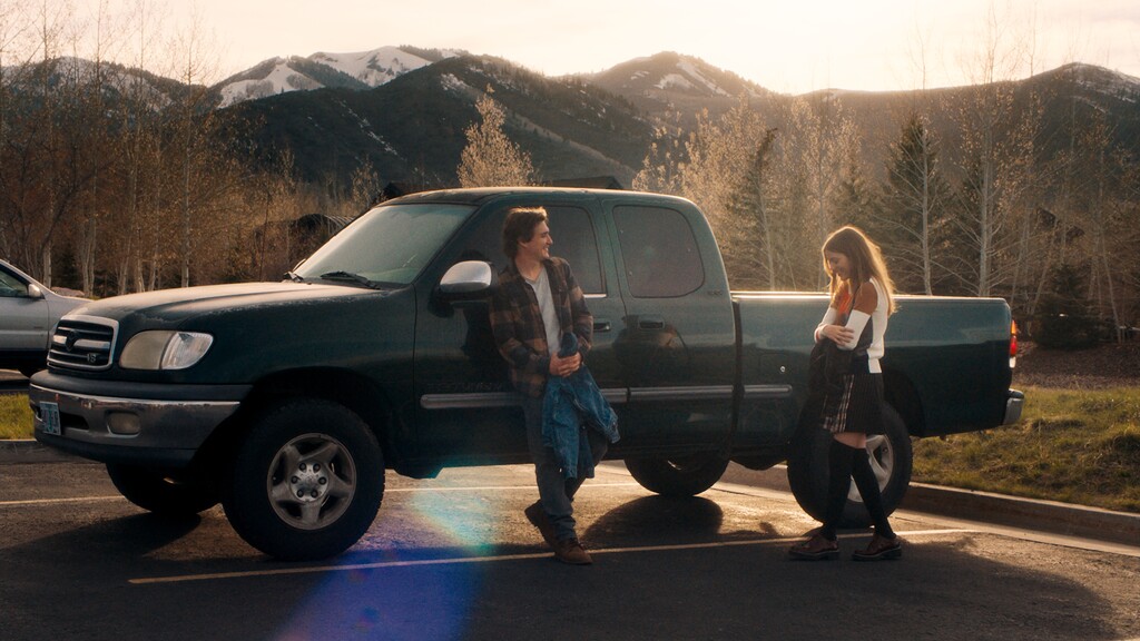 (IFC Films) Kyle Gallner, left, and Grace Van Dien star in the thriller "What Comes Around," directed by Amy Redford. The movie, being released in Salt Lake City on Aug. 25, 2023, was shot in Park City over 16 days during the COVID-19 pandemic.