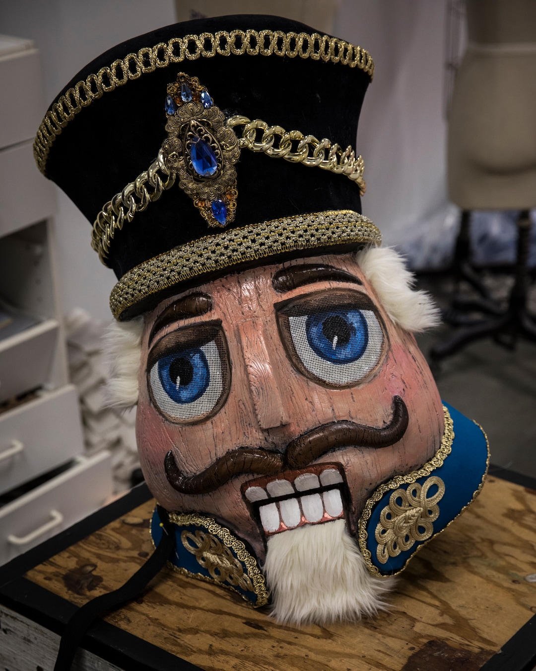 (Courtesy photo by Beau Pearson) Nutcracker costume head designed for Ballet West's "The Nutcracker."