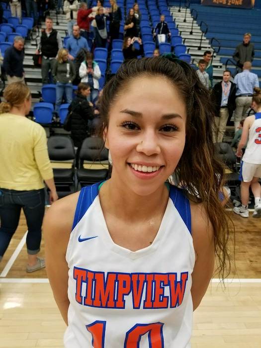 (Patrick Carr  |  For The Tribune)  Jasmine Espinoza, Timpview High.