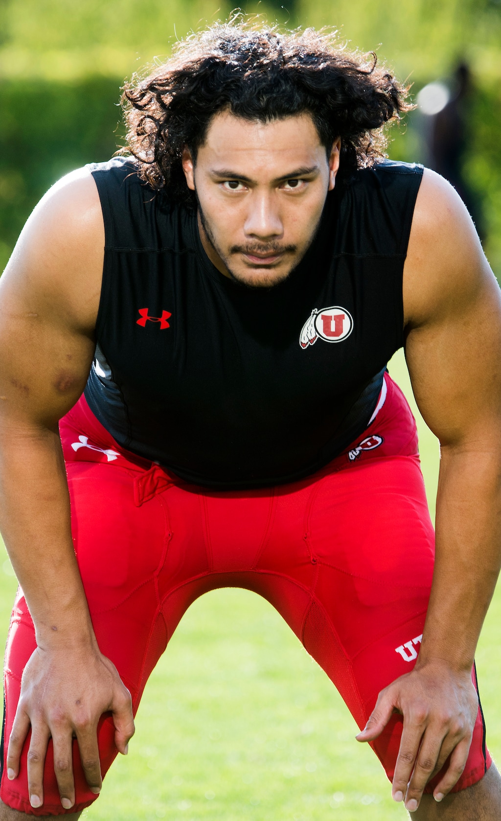 (Rick Egan  |  The Salt Lake Tribune)   BYU transfer, Francis Bernard, made his first appearance for the Utes last week. Tuesday, Sept. 4, 2018.