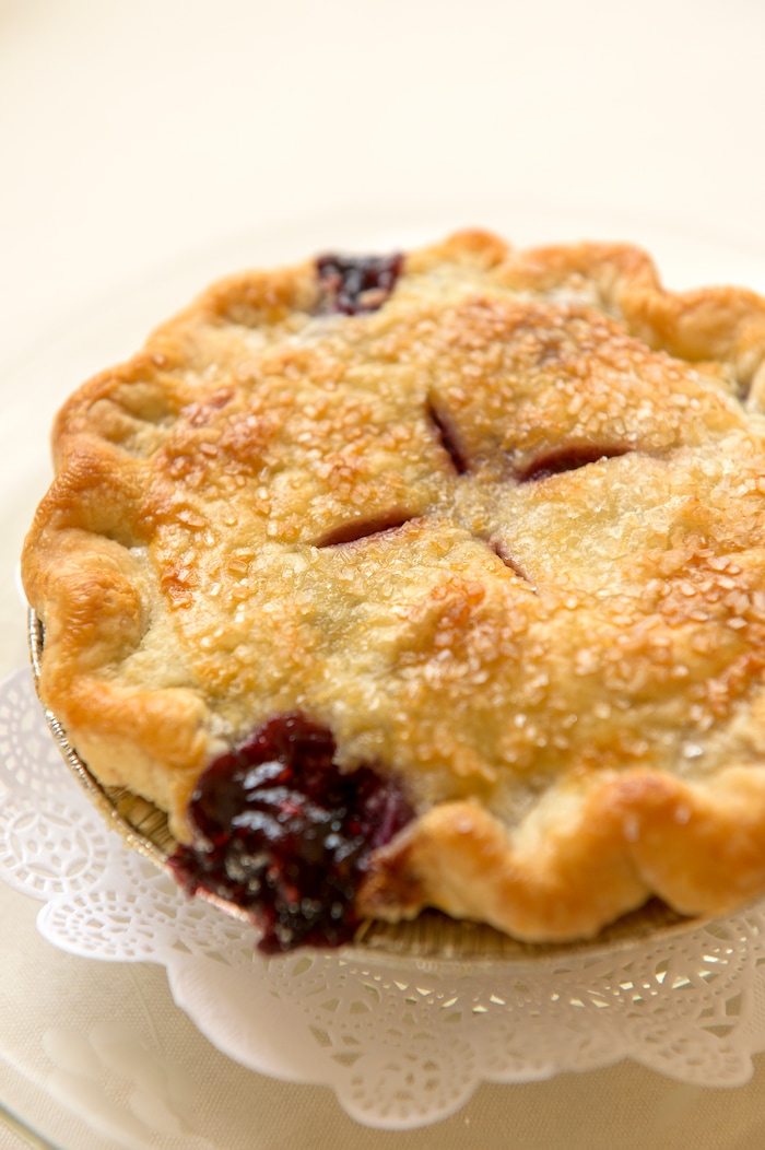 (Leah Hogsten  |  The Salt Lake Tribune)  Triple berry pie at Auntie Rae's Dessert Island in Holladay.