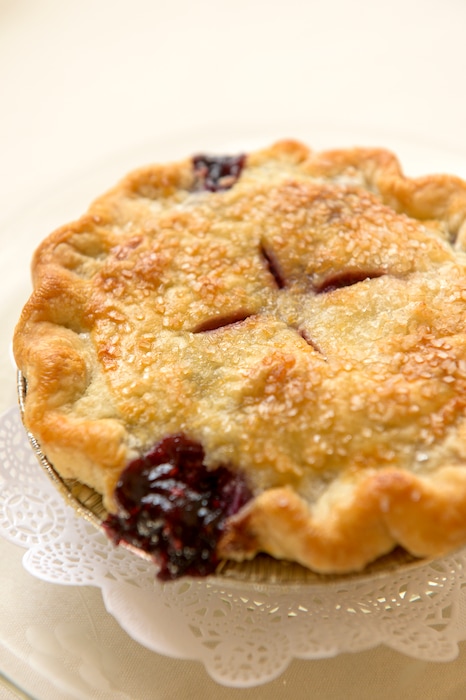 (Leah Hogsten | The Salt Lake Tribune) Triple berry pie at Auntie Rae's Dessert Island in Holladay.