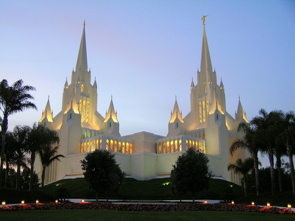 (The Church of Jesus Christ of Latter-day Saints)
The San Diego Temple will close in July to undergo extensive renovations. An independent church tracker reports that California lost a net total of 55 congregations in 2022.
