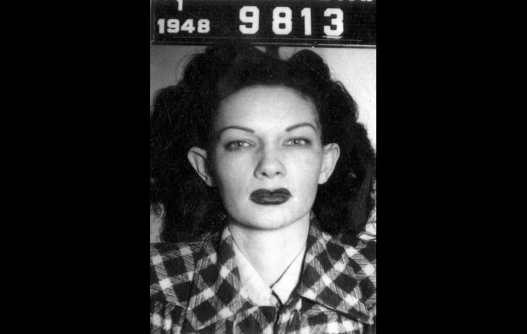 (Weber State University Special Collections) This 1948 police booking photo courtesy of Weber State University, Special Collections, shows Rossette Davie, also known as Rose Davie.