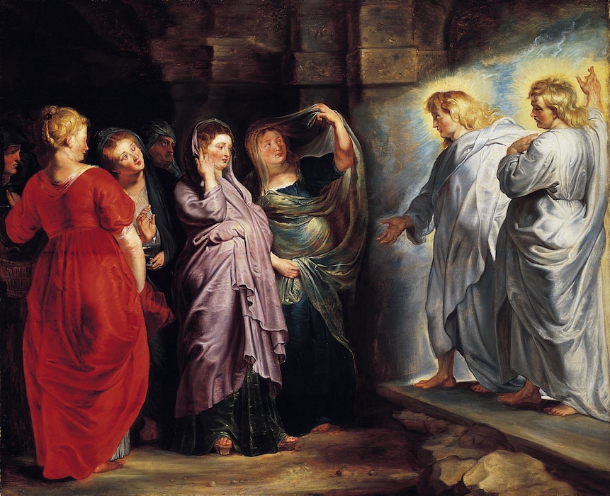 "The Holy Women at the Sepulcher," circa 1611-1614, by Peter Paul Rubens.