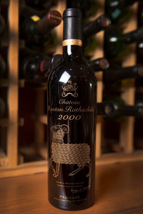 Leah Hogsten | The Salt Lake Tribune
SpencerÕs For Steaks & Chops' most pricey wine is a 2000 Chateau Mouton Rothschild Bordeaux for $2500. In July, SpencerÕs For Steaks & Chops earned the Best of Award of Excellence from Wine Spectator Magazine. In the past 2 years, the restaurant has expanded its wine selection to more than 500 selections, under the nose and knowledge of general manager and sommelier Jeremy Gow.