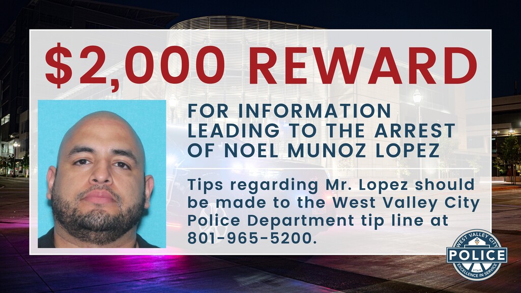 (West Valley City Police Department) The U.S. Marshals Service is offering a $2,000 for information leading to the arrest of a person of interest in a Monday homicide. The Kearns resident is wanted for violation of his parole.