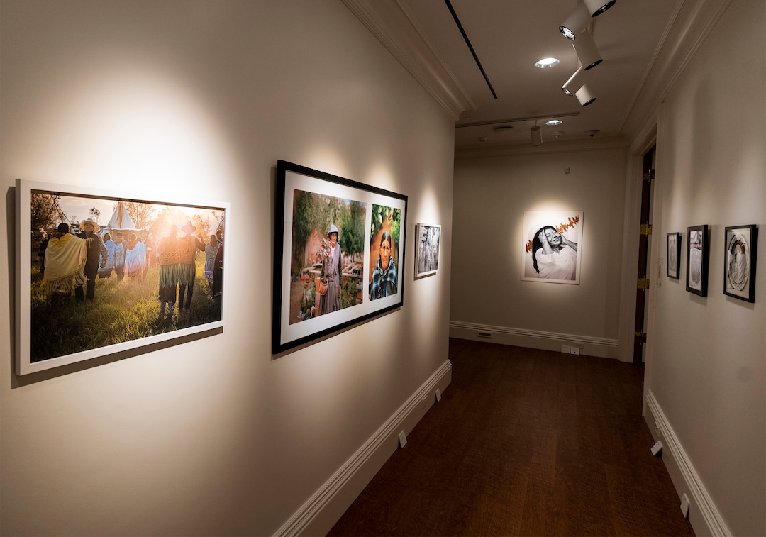 (Rick Egan | The Salt Lake Tribune) One of the galleries at Utah Valley University's new Museum of Art at Lakemount Manor in Orem, on Wednesday, May 10, 2023.