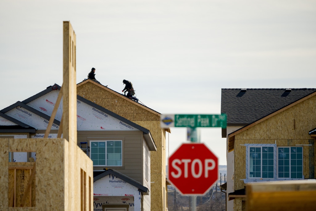 (Trent Nelson  |  The Salt Lake Tribune) Utah lawmakers hope bills passed this session will help spur more construction like this development in Magna.