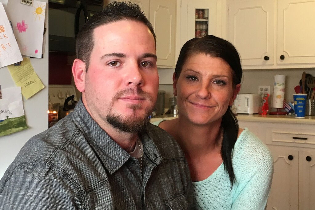 (photo courtesy Rone Tempest of the Utah Investigative Journalism Project)  Former Daggett County Jail inmate Dustin Law Porter is seen with his fiancée, Crystal Long.