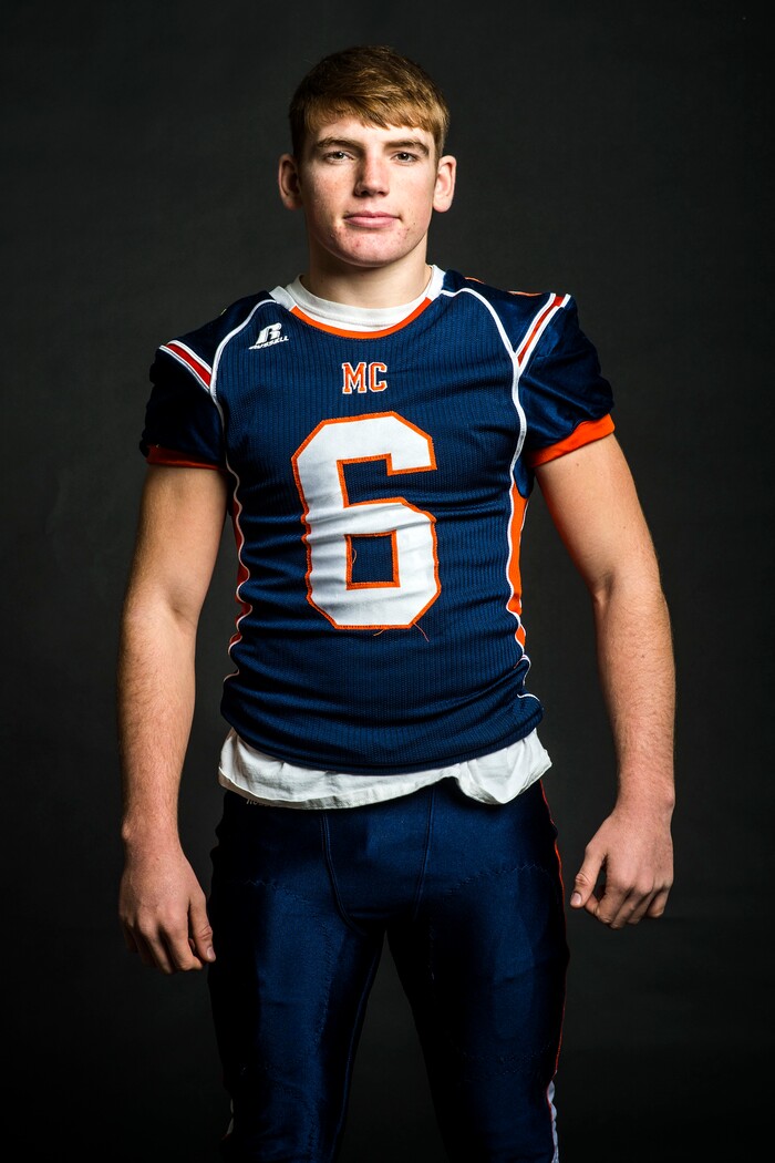 (Chris Detrick | The Salt Lake Tribune) Mountain Crest's Tanner Lofthouse poses for a portrait Wednesday, December 13, 2017.