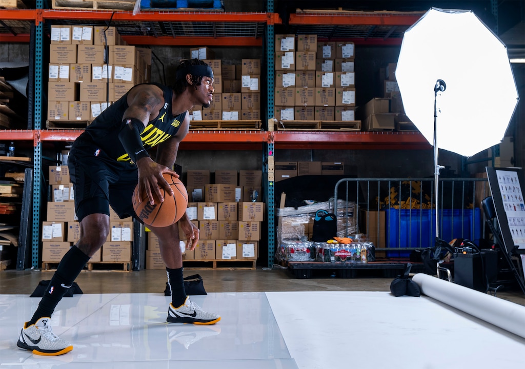 (Rick Egan | The Salt Lake Tribune)  Utah Jazz forward Jarred Vanderbilt, poses for a photo at Vivint Arena, during the Utah Jazz Media Day, on Monday, Sept. 26, 2022.