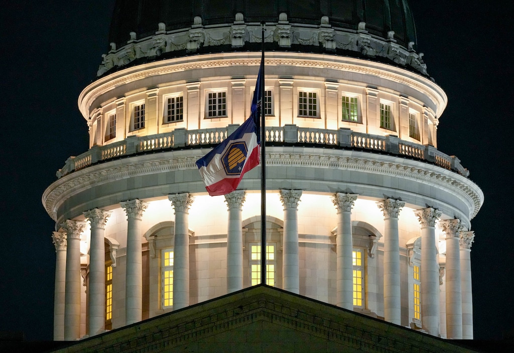 (Francisco Kjolseth  |  The Salt Lake Tribune) The Utah Capitol is pictured during the legislative session on Wednesday, Feb. 21, 2024. Lawmakers completed their 45-day marathon of lawmaking on Friday, March 1.