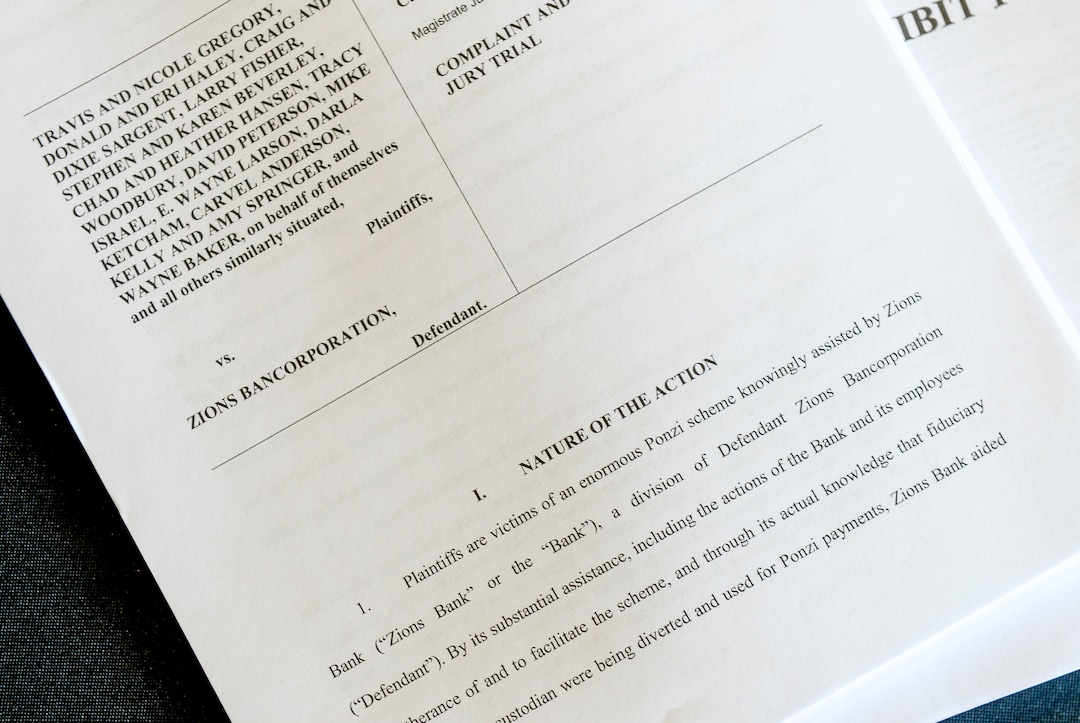 Leah Hogsten  |  The Salt Lake Tribune  Attorneys representing over 400 people who were defrauded by Gaylen Dean Rust of Salt Lake City's Rust Rare Coin Inc., announced they filed a federal class action suit, Jan.8, 2019 against Zions Bank, accusing the financial institution of knowingly allowing the Ponzi scheme to operate.