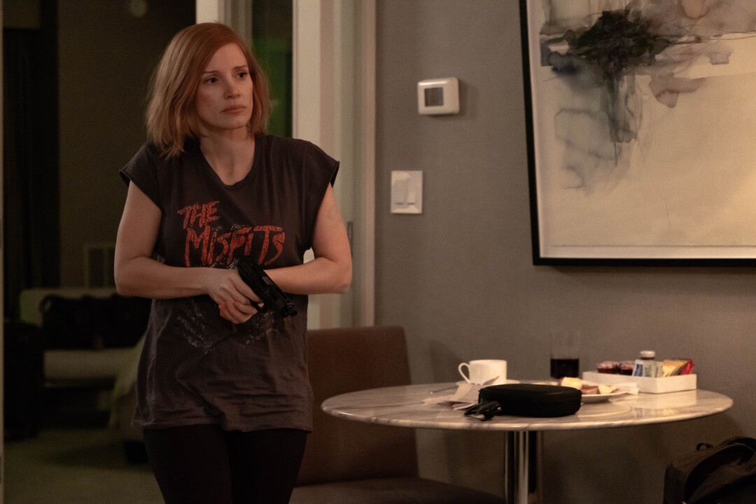 (Photo courtesy of Vertical Entertainment) Jessica Chastain plays an assassin on the run in "Ava."