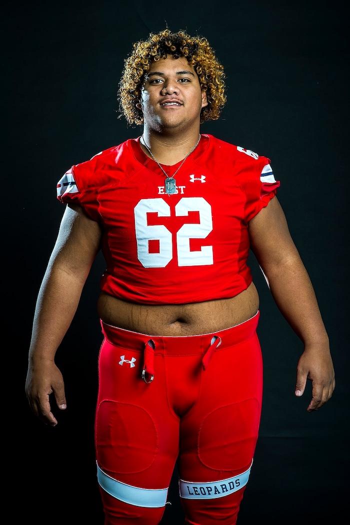 (Chris Detrick | The Salt Lake Tribune) East’s Apu Ika poses for a portrait Friday, December 15, 2017.